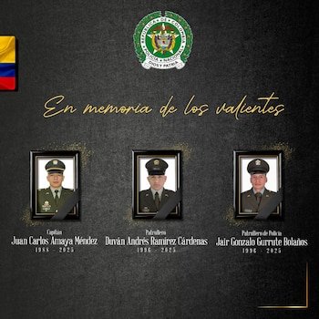 Patrulleros asesinados durante la jornada