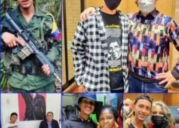 EL BEBÉ SICARIO ACOMAÑADO DE SUS PATROCINADORES PETRO, BOLÍVAR Y LA PIZARRO
