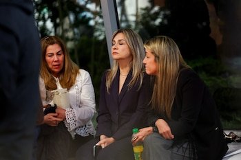Presidential pre-candidate Vicky Davila sits