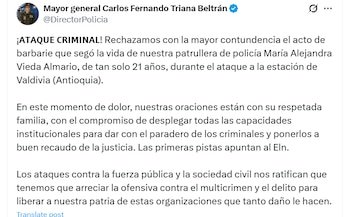 El general señaló que las