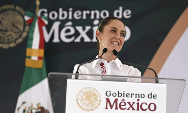 La presidenta mexicana ultraizquierdista Claudia Sheinbaum