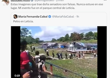 Asistentes a la conmemoración de la Batalla de Boyacá en Leticia gritaron “¡fuera, Petro!” a la llegada del presidente: el mandatario negó el hecho
