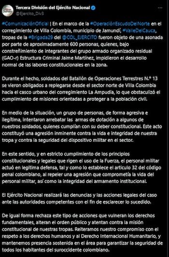 Comunicado de laTercera División del