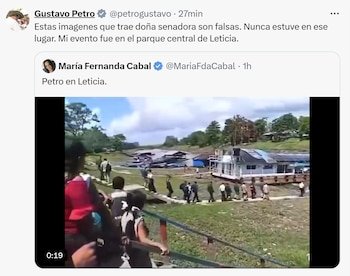 La reacción de Petro al