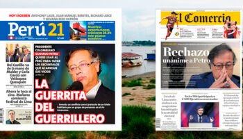 Prensa peruana acusa al «guerrillero» Petro de usar tensión fronteriza para tapar «sus vicios»