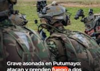 Prendieron fuego a dos uniformados del Ejército en Villagarzón, Putumayo: esto se sabe