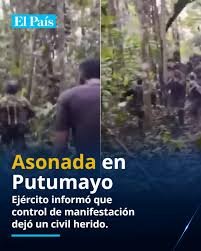 Asonada al Ejército en Putumayo terminó con un civil herido