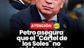 Petro sale en defensa del Cartel de los Soles y el Tren de Aragua
