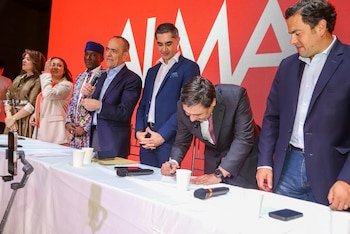 Mauricio Lizcano y Rodrigo Lara