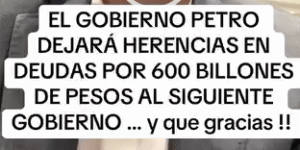 Petro, campeón de la deuda pública y del déficit fiscal