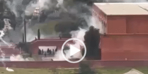 DESÓRDENES EN BOGOTÁ CERCA A EMBAJADA DE USA