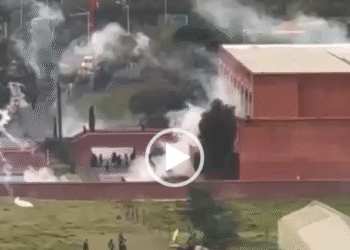 DESÓRDENES EN BOGOTÁ CERCA A EMBAJADA DE USA