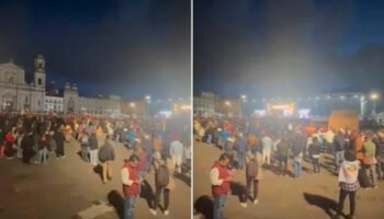 No la llenó: así se vio la Plaza de Bolívar, en Bogotá, tras convocatoria de Petro en apoyo a la Constituyente