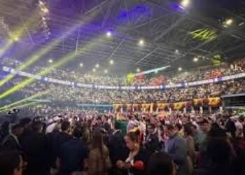 Abelardo de la Espriella llenó el Movistar Arena; videos muestran júbilo de 15.000 personas