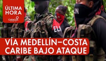 Volaron con explosivos la vía Medellín-Costa Atlántica: autoridades restringieron el paso por el enorme cráter