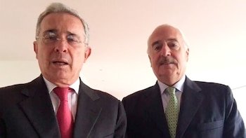 Álvaro Uribe y Andrés Pastrana,