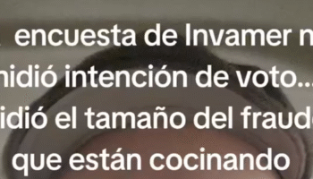 La encuesta Invamer no midió intención de voto