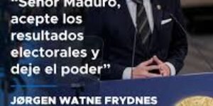 Colombian News – Formidable discurso de Jorgen Watne Frydnes contra Nicolás Maduro