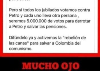 Mucho ojo Pensionados de Colombia !