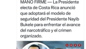 COSTA RICA VA POR MANO FIRME