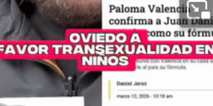 Oviedo a favor de transexualidad en menores