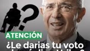 Le darias tu voto al que diga Uribe?