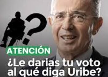 Le darias tu voto al que diga Uribe?