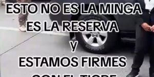 ESTA NO ES LA MINGA! ES LA RESERVA