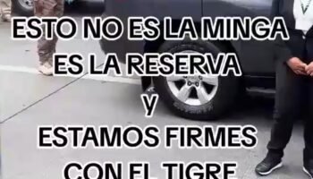 ESTA NO ES LA MINGA! ES LA RESERVA