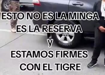 ESTA NO ES LA MINGA! ES LA RESERVA