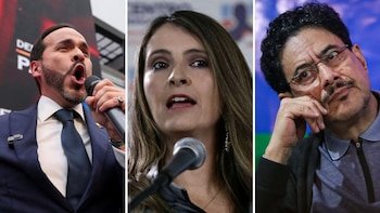 Abelardo de la Espriella e Iván Cepeda le llevan fuerte ventaja a Paloma Valencia, según Polymarket - crédito Luisa Gonzalez/Reuters - Colprensa
