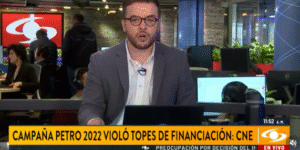 CNE ratifica violacion topes campaña Petro Presidente