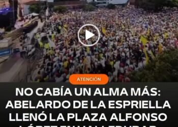 No cabía ni un alma mas!