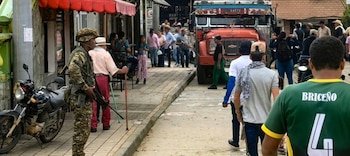 Organizaciones sociales y líderes comunitarios demandan una intervención estatal integral que trascienda la militarización y garantice inversión social y protección civil en Briceño - crédito Colprensa