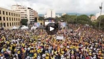 20 mil personas acompañaron al ‘Tigre’  en Bucaramanga