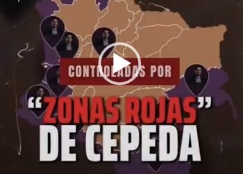 Controladas por Zonas rojas de Cepeda