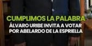 Álvaro Uribe reconoce derrota de Valencia y anuncia respaldo a de la Espriella