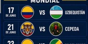 Calendario Colombia Mundial