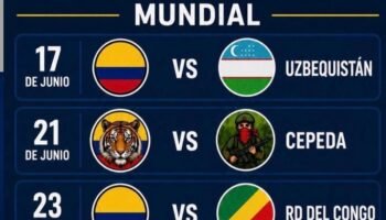 Calendario Colombia Mundial