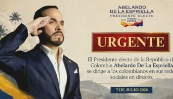 ¡ATENCIÓN! El presidente electo Abelardo De La Espriella entrega información importante para el país