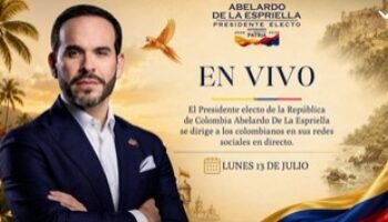 Abelardo De La Espriella hace su tercera alocución ante el pueblo colombiano
