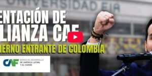 Presentacion de la alianza CAF y el gobierno entrante de Colombia