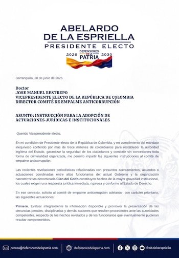 Abelardo de la Espriella - crédito @ABDELAESPRIELLA/X