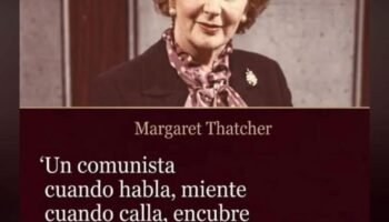 Lo dijo la dama de Hierro !