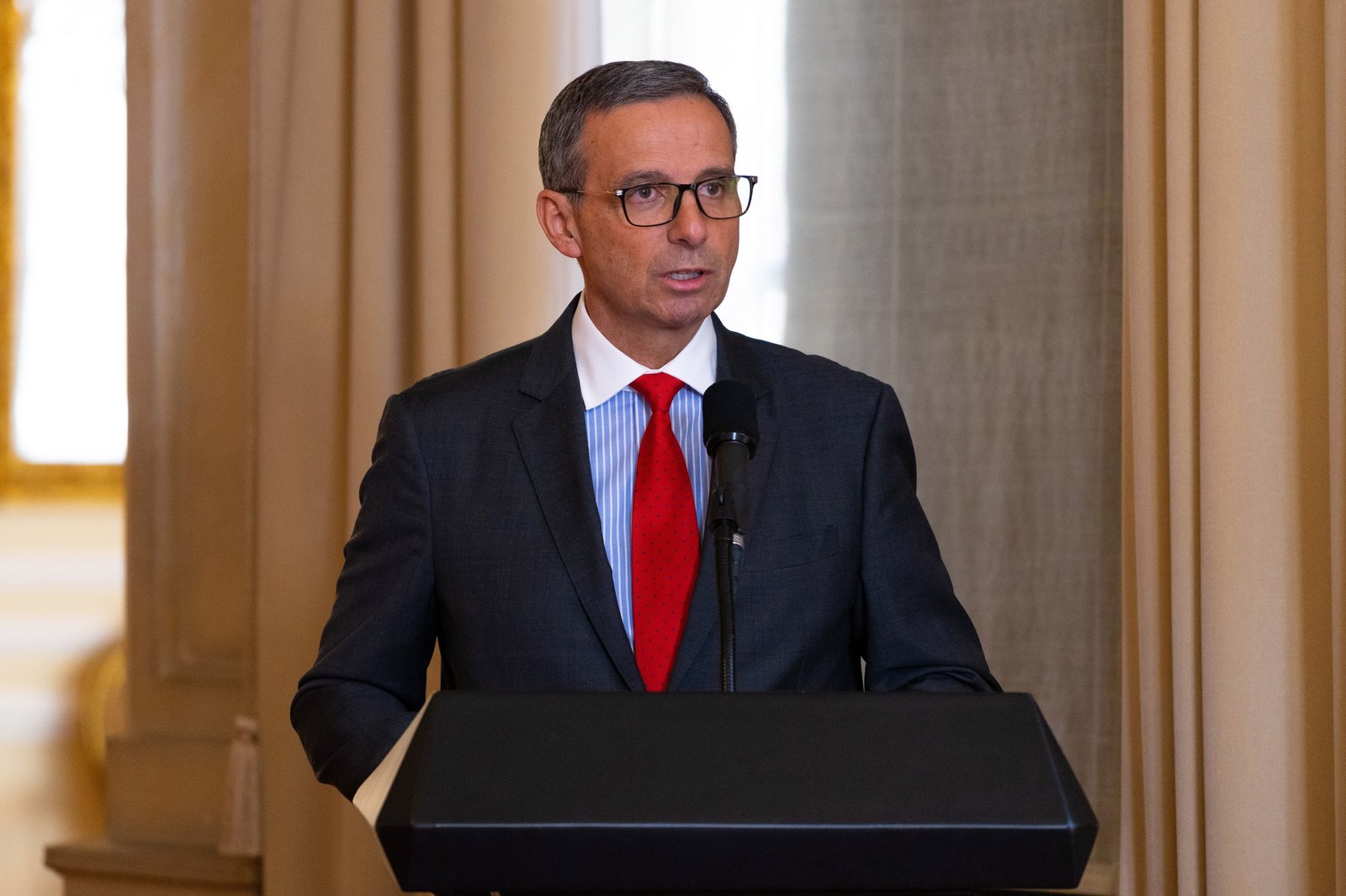 Miguel Gómez Martínez, ministro de Hacienda designado.