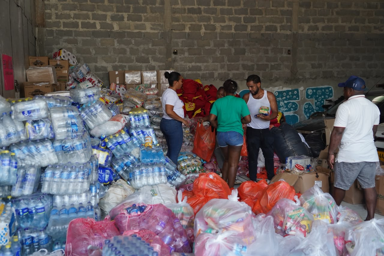 Acopio de donaciones para el Chocó