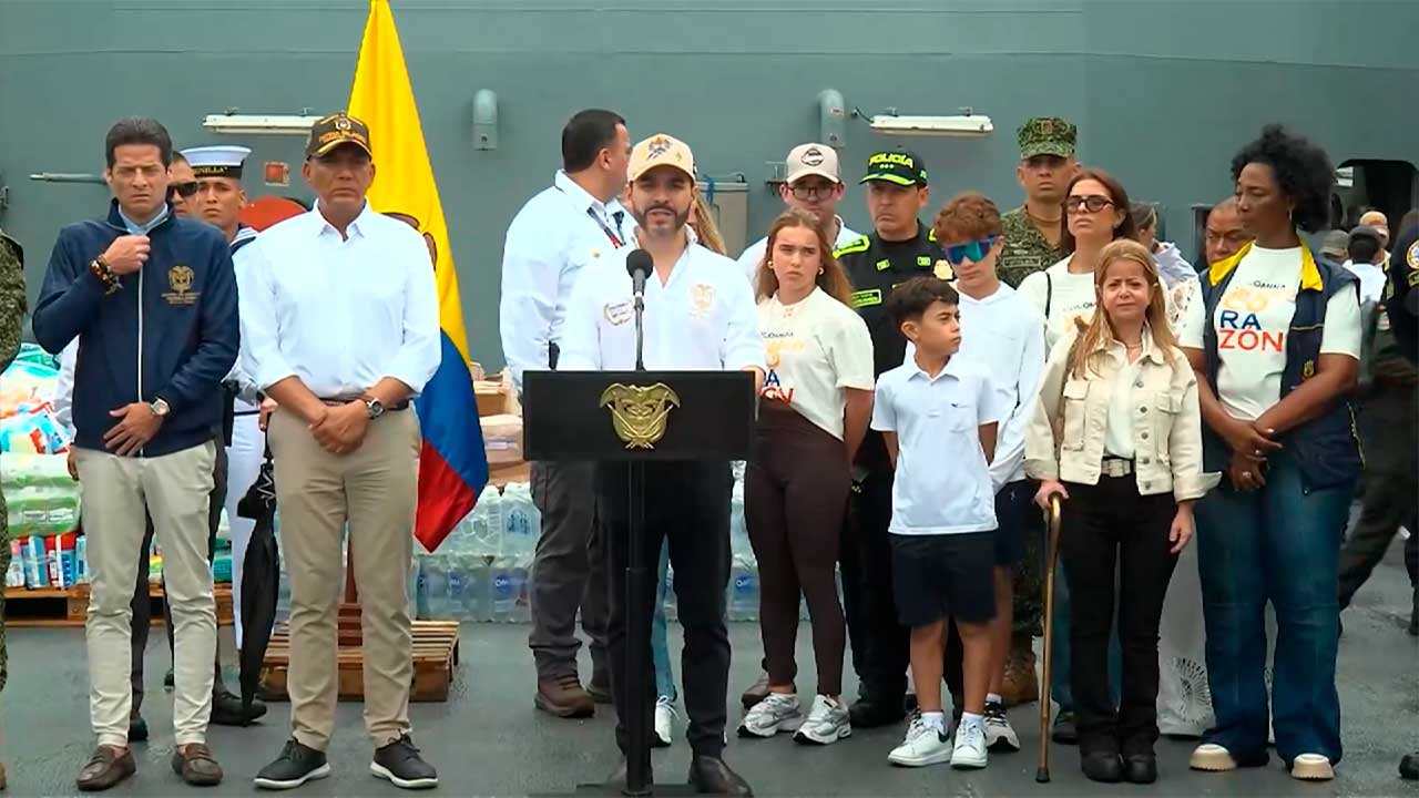 Presidente De La Espriella en Buenaventura.