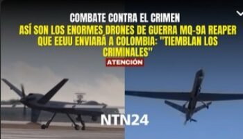 Así son los enormes drones de guerra MQ9A Reaper que EEUU enviará a Colombia para combatir el crimen