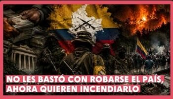 NO LES BASTÓ CON ROBARSE EL PAÍS, AHORA QUIEREN INCENDIARLO