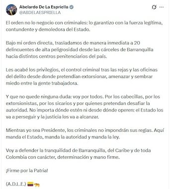 - crédito @ABDELAESPRIELLA/X